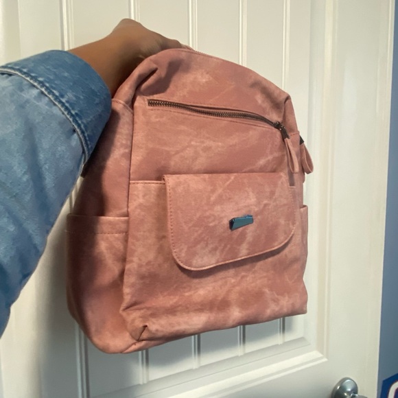 Pink Canvas Backpack - Picture 10 of 11